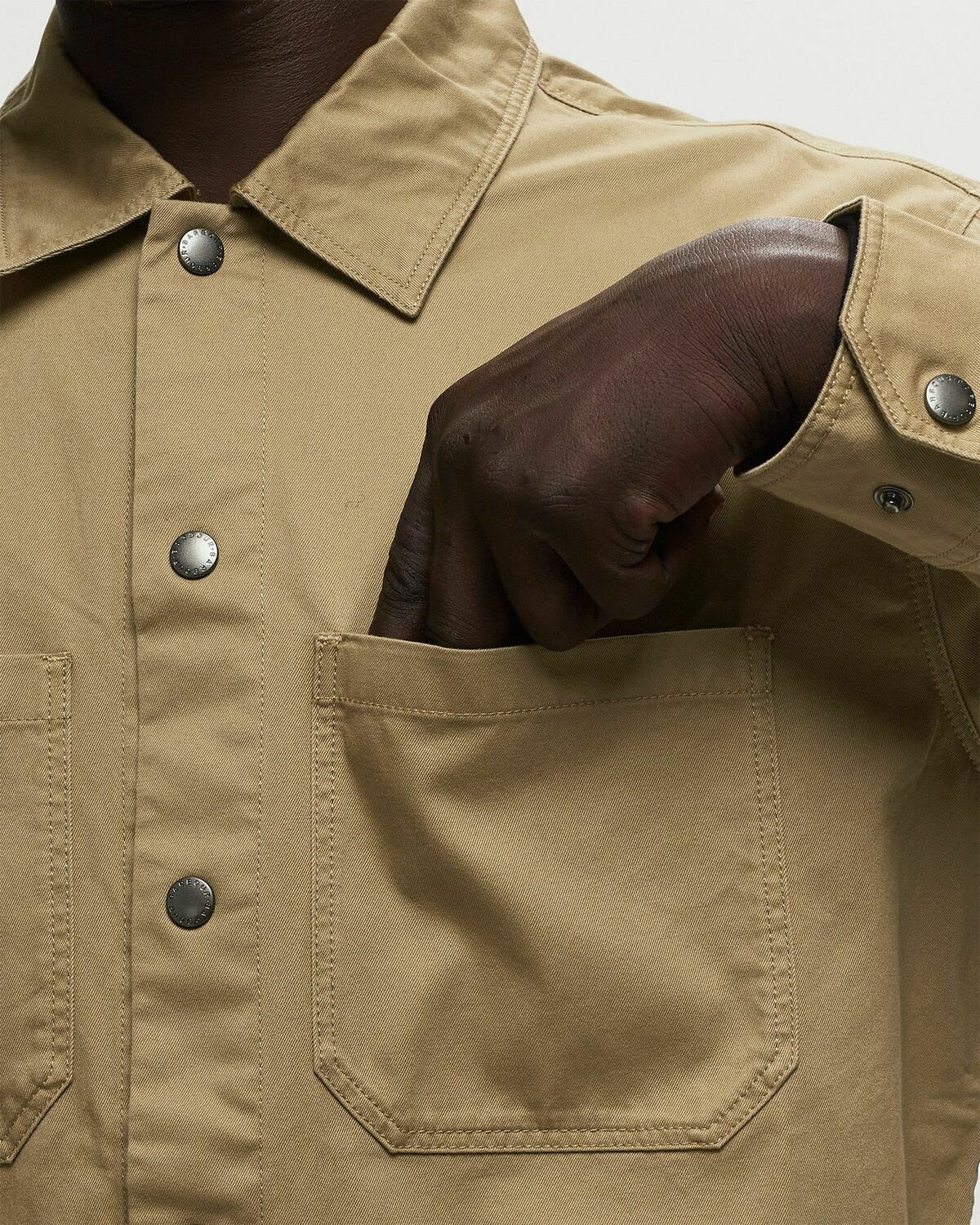 Barbour Barbour X Maison Kitsune Overshirt Brown Overshirts Barbour