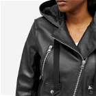 JW Anderson Women's Hooded Biker Jacket in Black