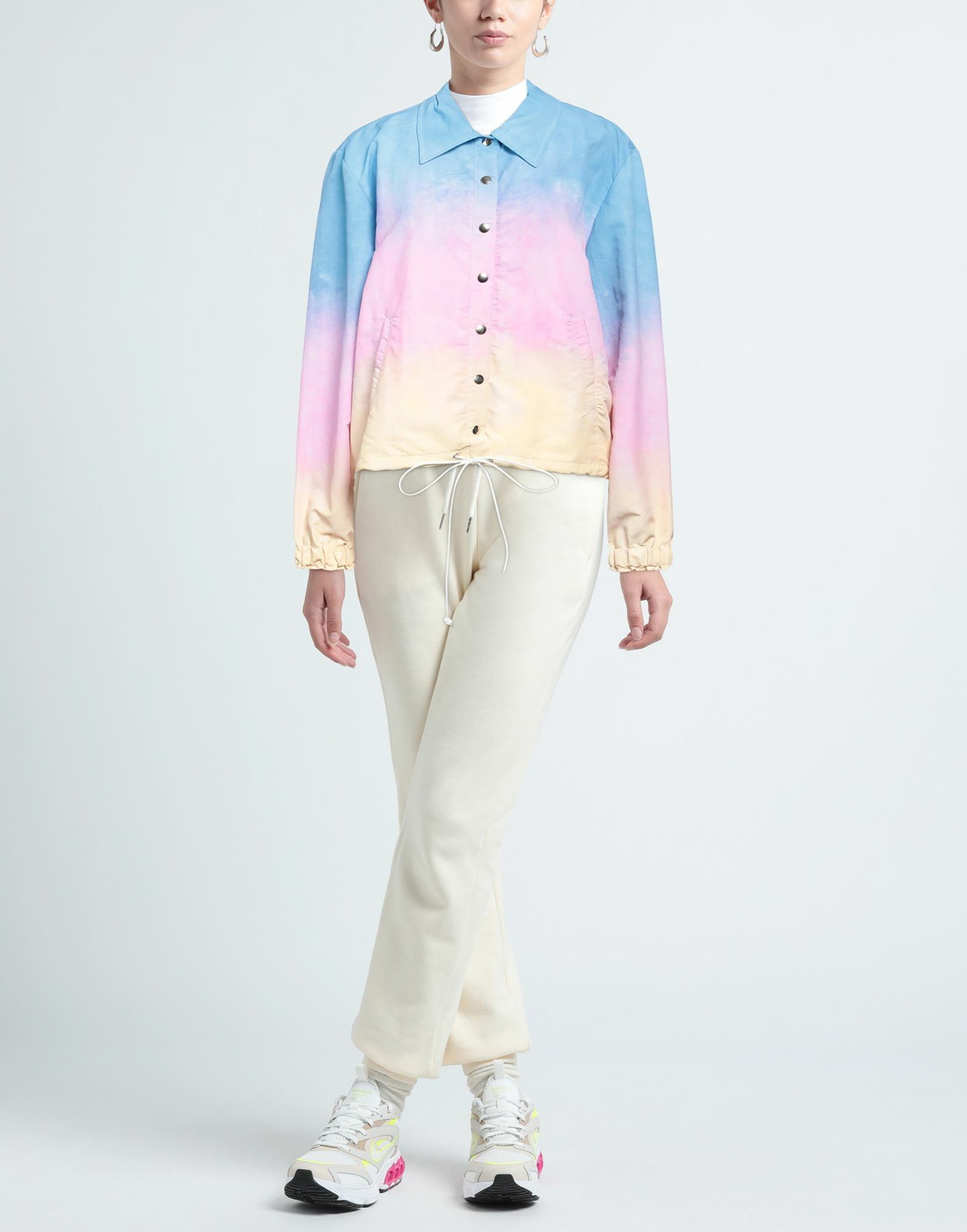 The Elder Statesman Womens Jacket Sky in Blue