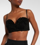 Givenchy Mohair-blend bra top