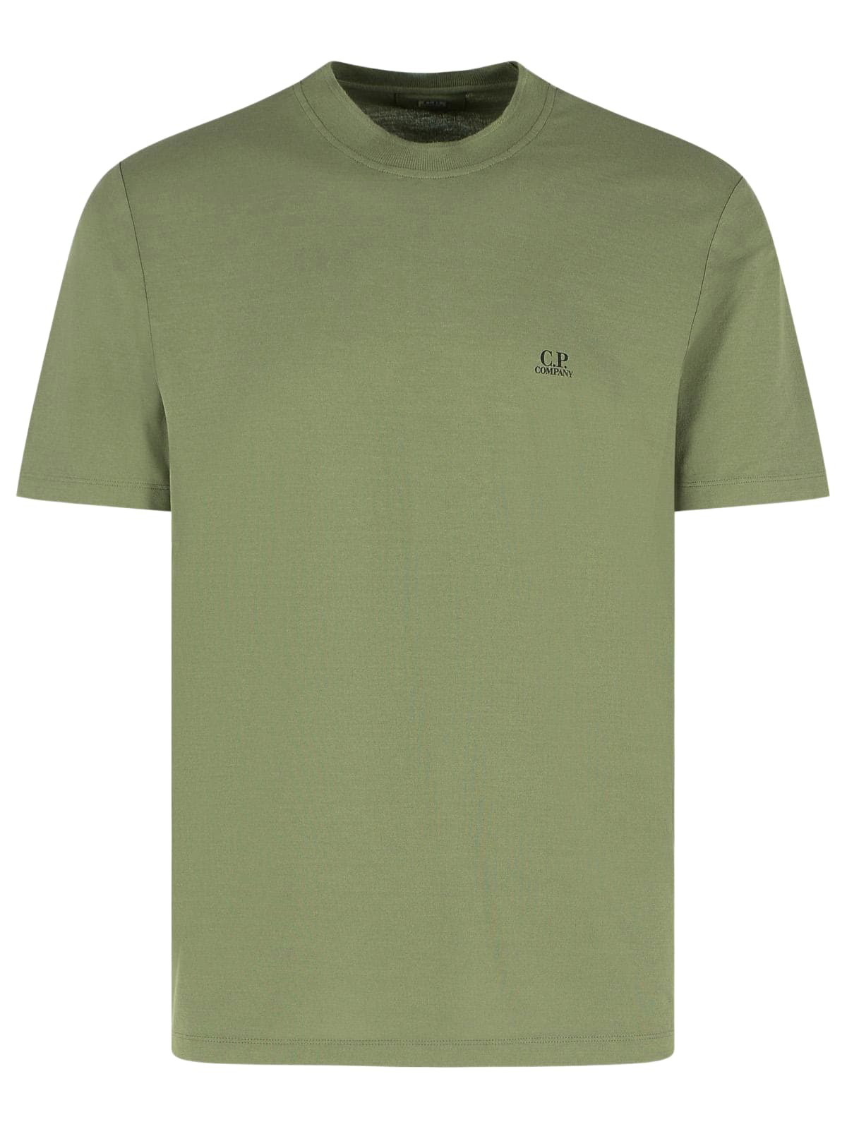 C.P. Company - Logo-Print Cotton-Jersey T-Shirt - Blue C.P.