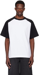 Alexander Wang Black & White Embossed T-Shirt