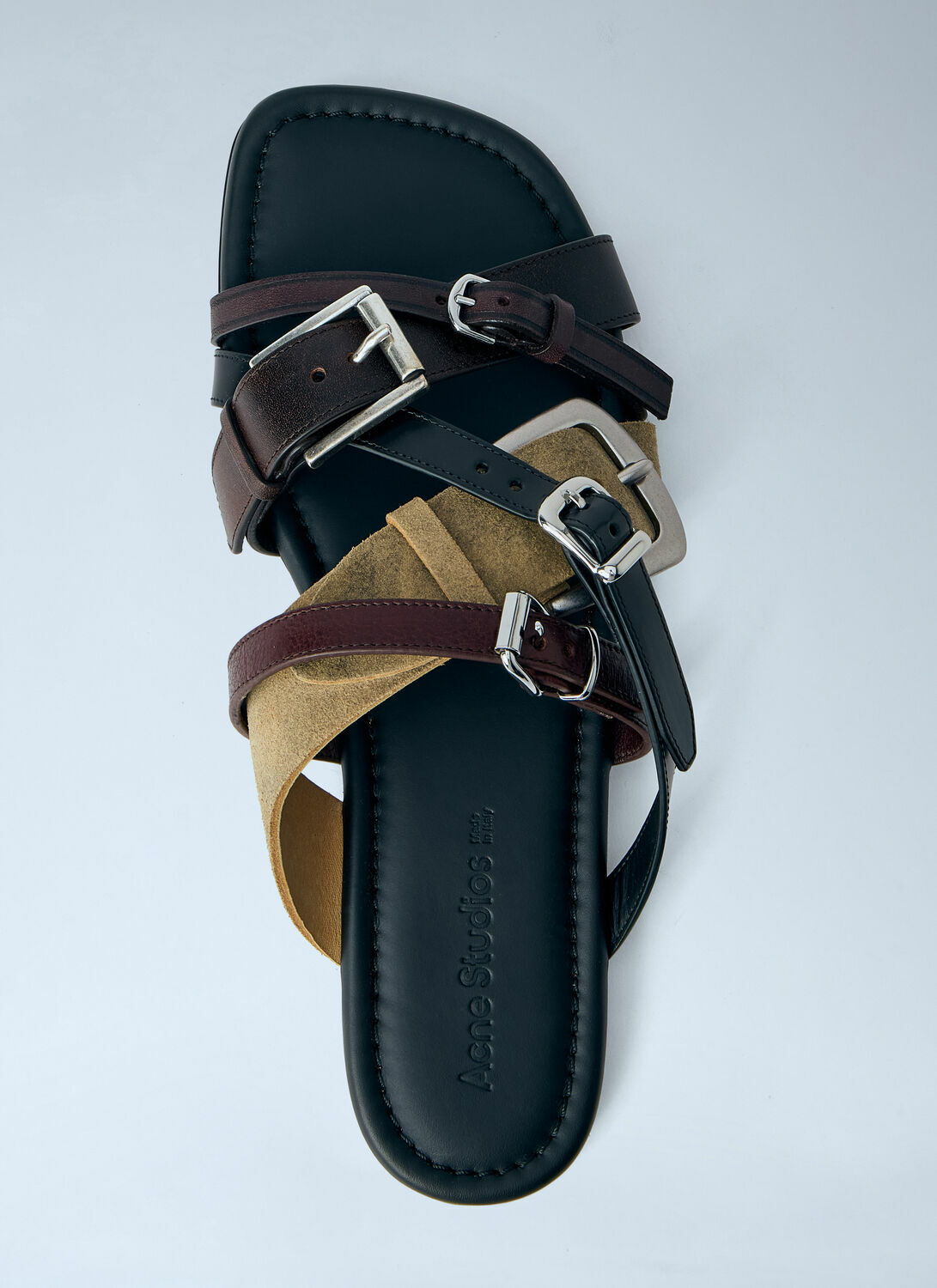Acne Studios Leather Belts Strap Sandals