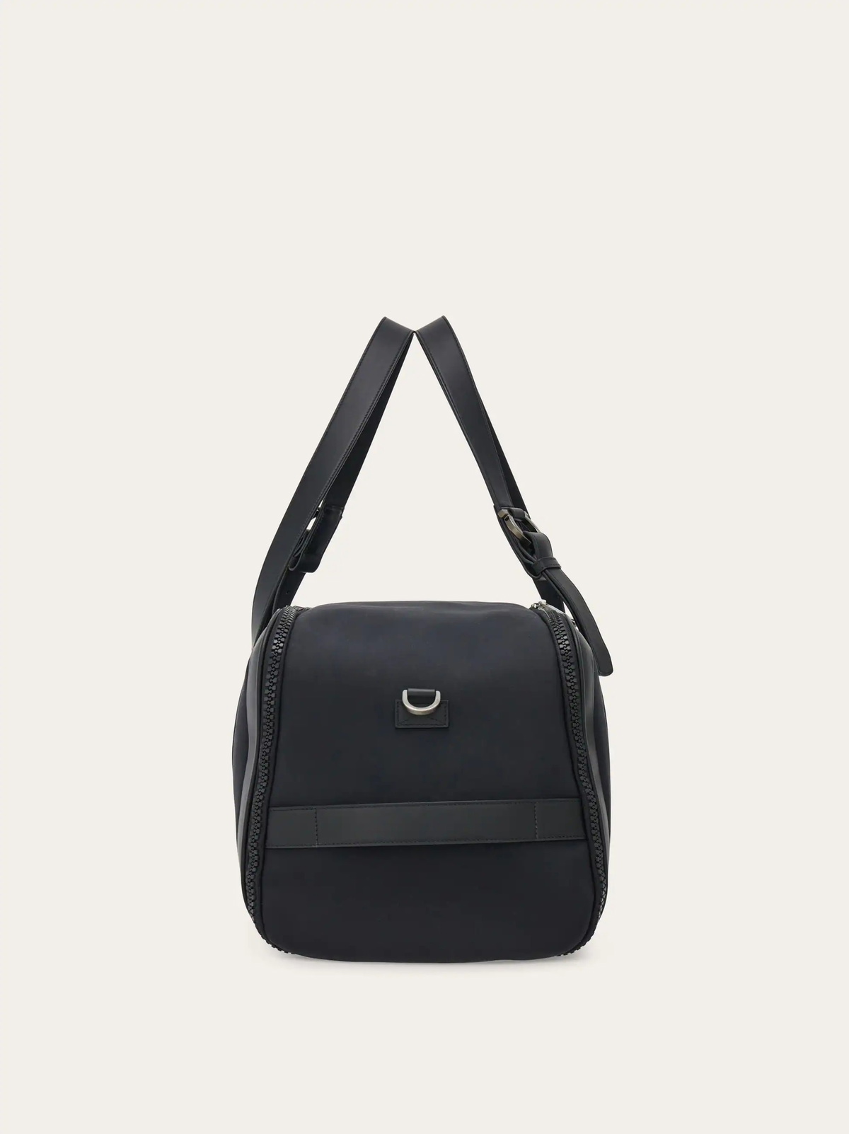 Ferragamo Mens Foldable weekend bag in Black