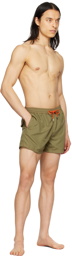 Paul Smith Khaki Drawstring Swim Shorts