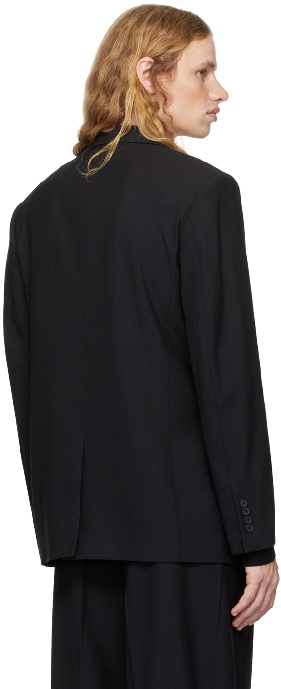 Filippa K Black Single Breasted Wool Blazer