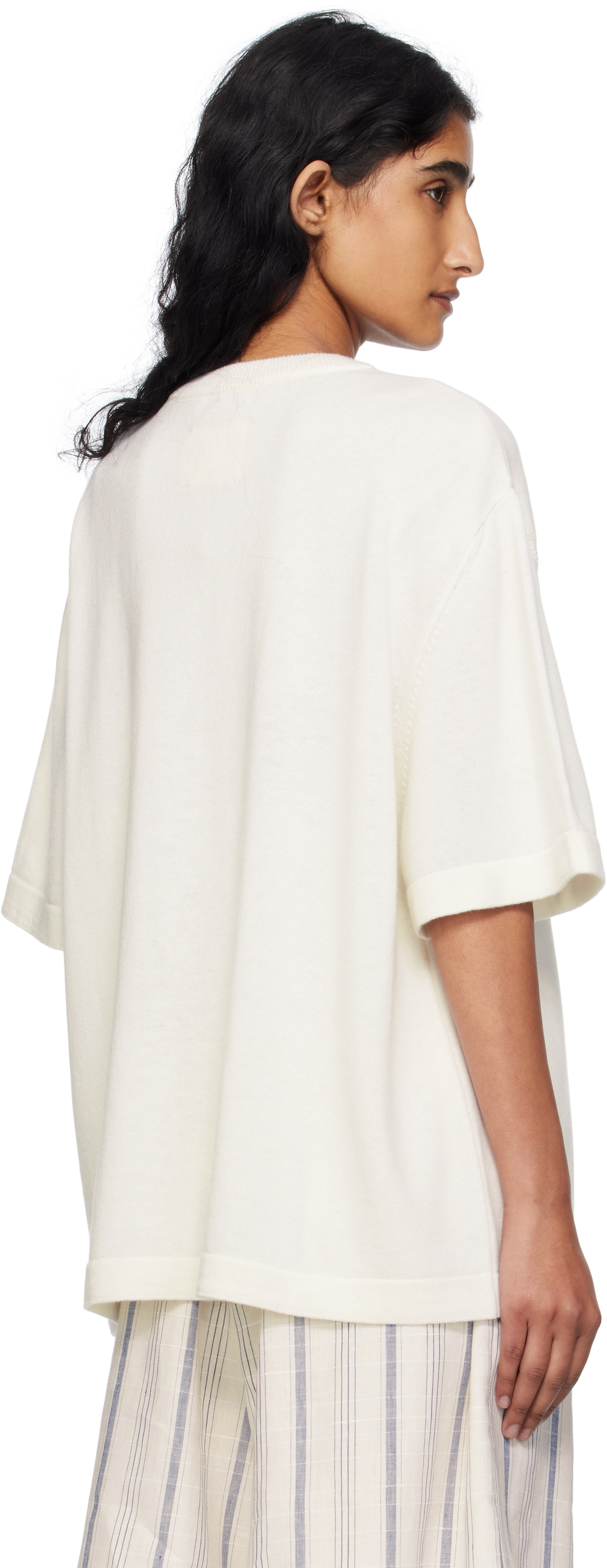 Cordera White Embroidered 'Cordera' T-shirt