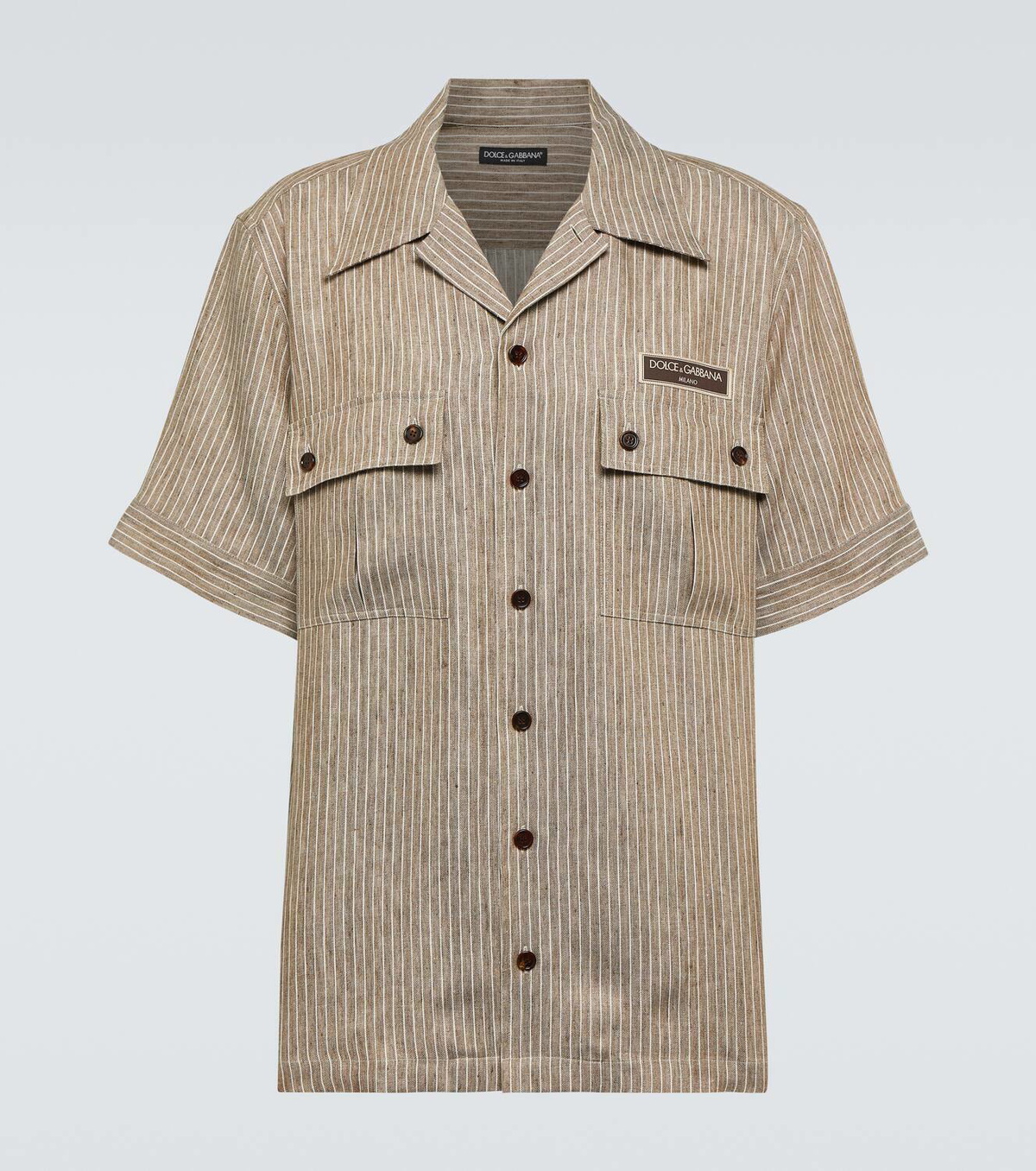 Dolce&Gabbana Striped linen shirt