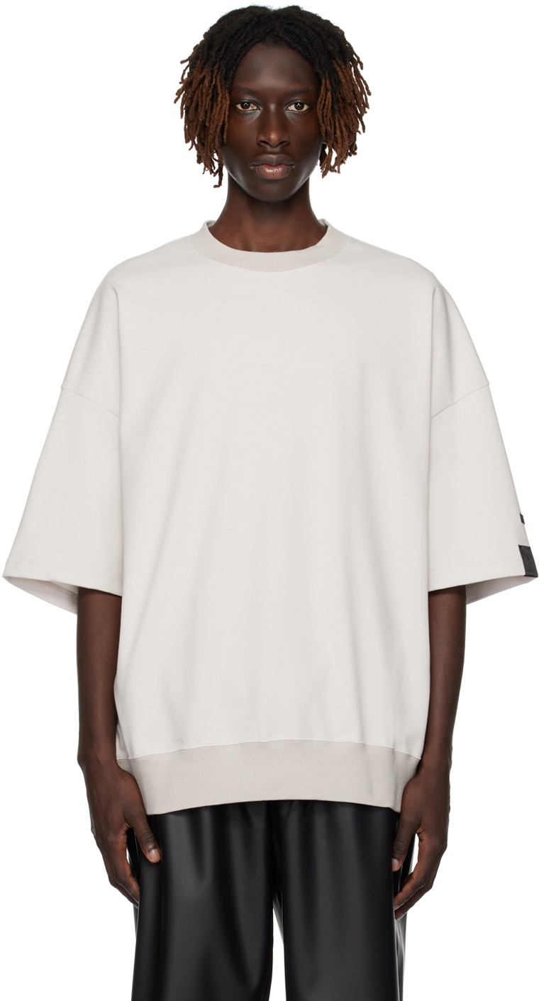 N.Hoolywood Gray Drop Shoulder T-Shirt N.Hoolywood