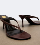 Saint Laurent Sue leather thong sandals
