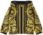 Versace Baby Black & Gold Baroque Jacket
