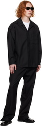 Lownn Black Patch Pocket Shirt