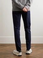 Incotex - Slowear Teknosartorial Slim-Fit Tapered Pleated Twill Trousers - Blue