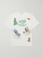 BODE - River City Printed Cotton-Jersey T-Shirt - Neutrals