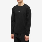 C.P. Company Men's Centre Logo Long Sleeve T-Shirt in Black