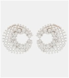 Yeprem 18kt white gold clip-on earrings with diamonds