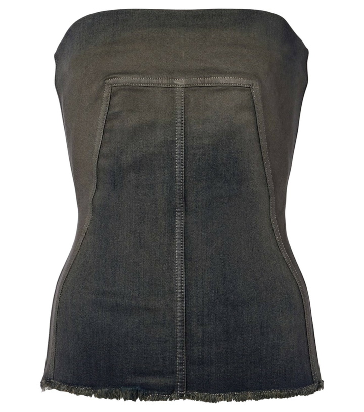 Photo: Rick Owens Denim corset