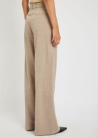 Joseph Alana Wide-leg Stretch-wool Trousers Cream