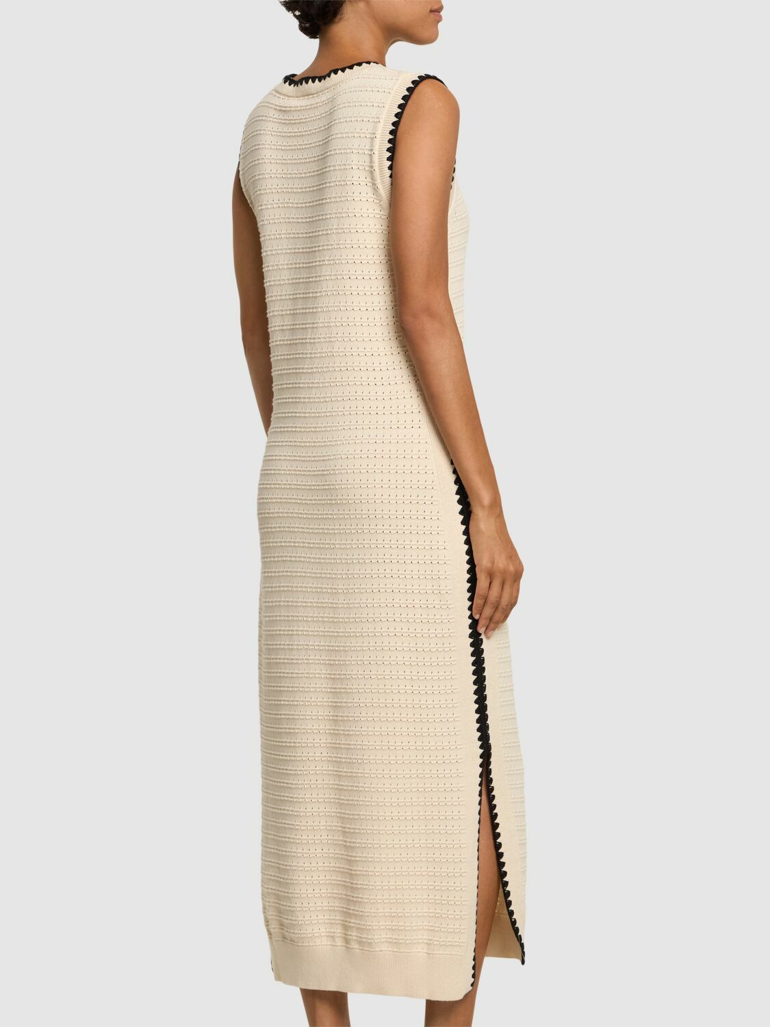 midi cream dress Tank Midi Dress MAPLE SUGAR / L by mododoc / / adult