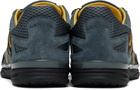 Lanvin Blue & Yellow Meteor Runner Sneakers