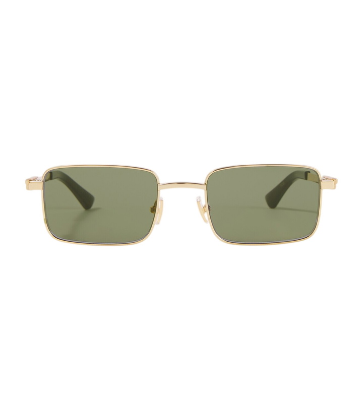 Photo: Bottega Veneta Classic rectangular sunglasses