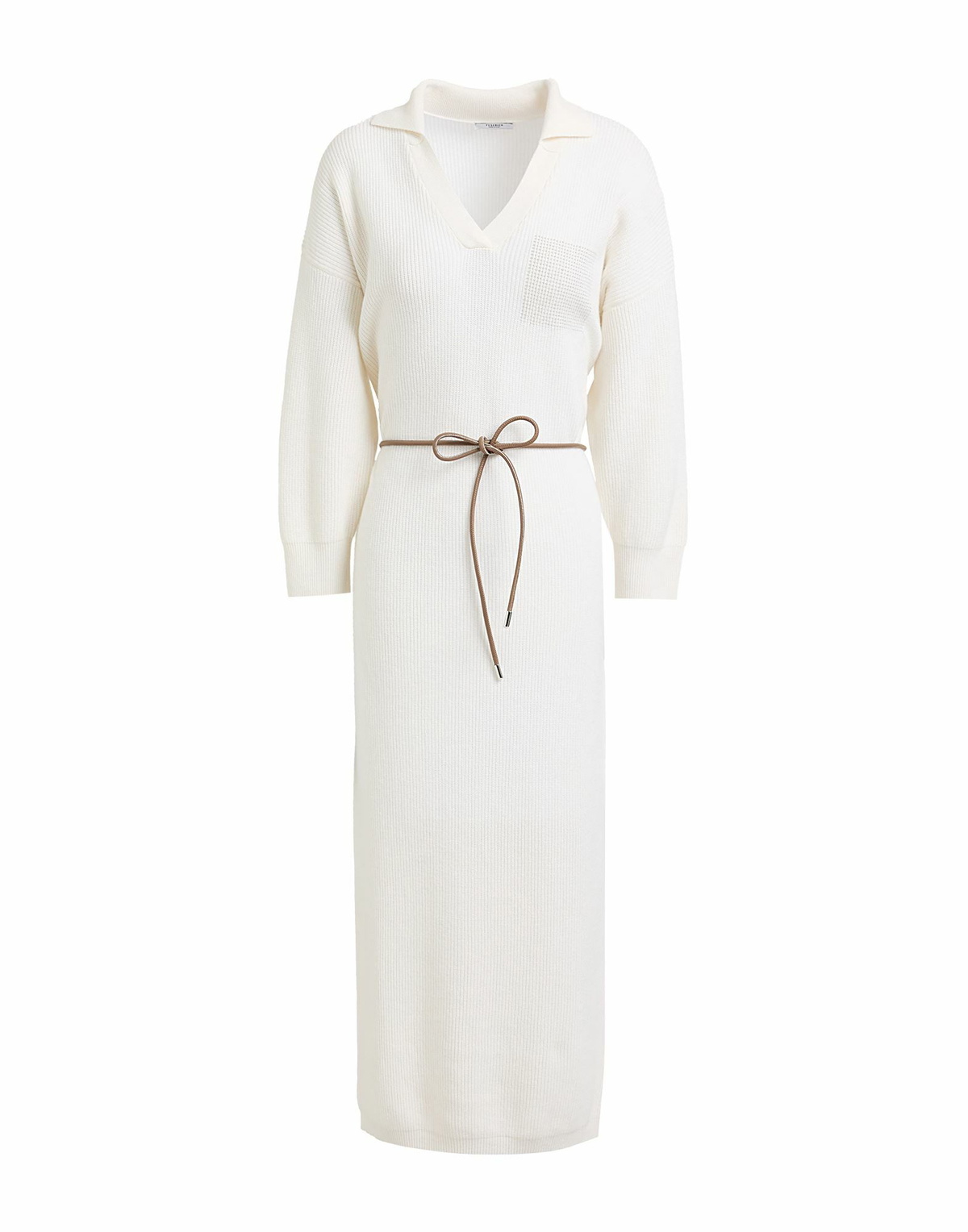 Peserico Womens Midi dress in Cream