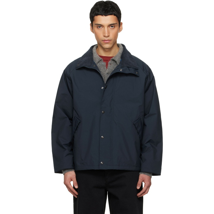 Photo: nanamica Navy 2L PERTEX UNLIMITED Field Short Jacket