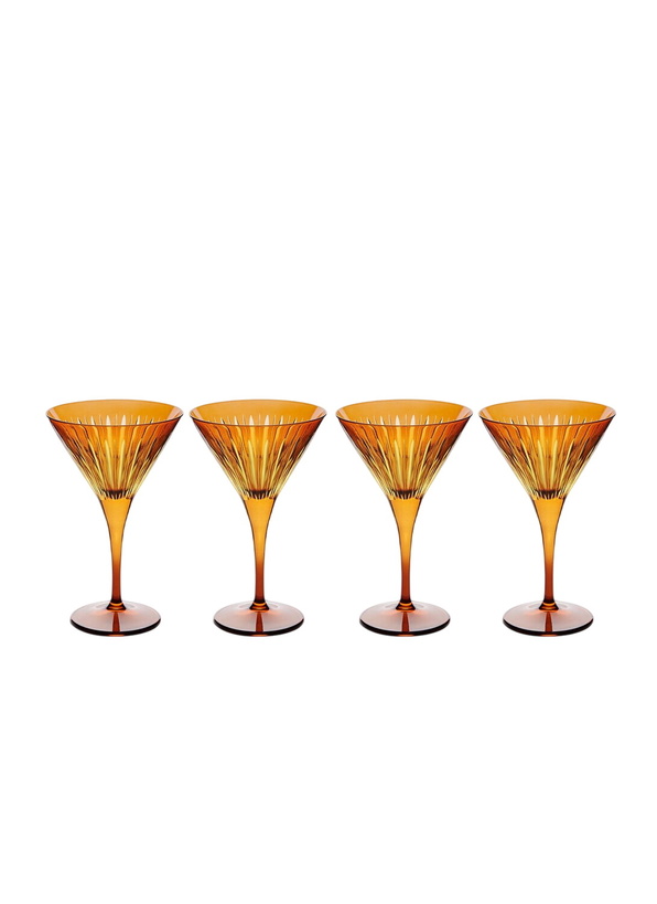Photo: L'Objet Set Of Four Prism Martini Glasses