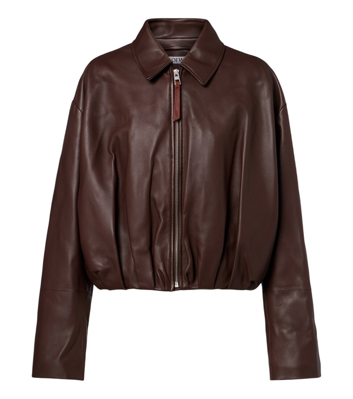 Photo: Loewe Draped leather jacket