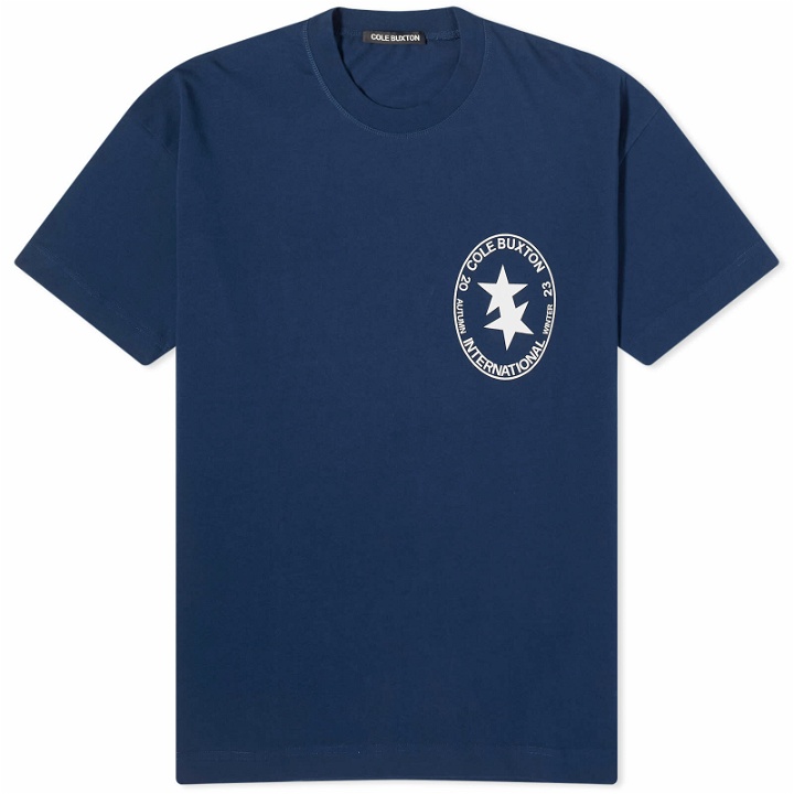 Photo: Cole Buxton Men's Crest T-Shirt in Navy