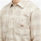 Dickies Men's Evansville Check Shirt in Sandstone