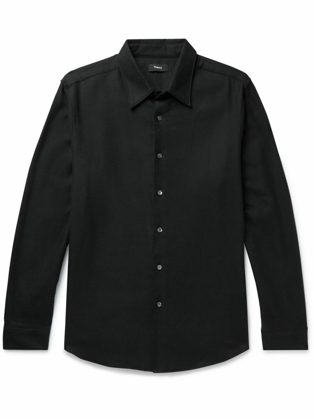 Photo: Theory - Noll Cotton-Twill Shirt - Black