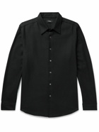 Theory - Noll Cotton-Twill Shirt - Black