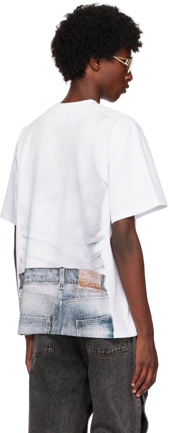 Y/Project White Trompe-L'œil T-Shirt Y/Project