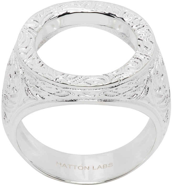 Photo: Hatton Labs Silver Decorato Sovereign Ring