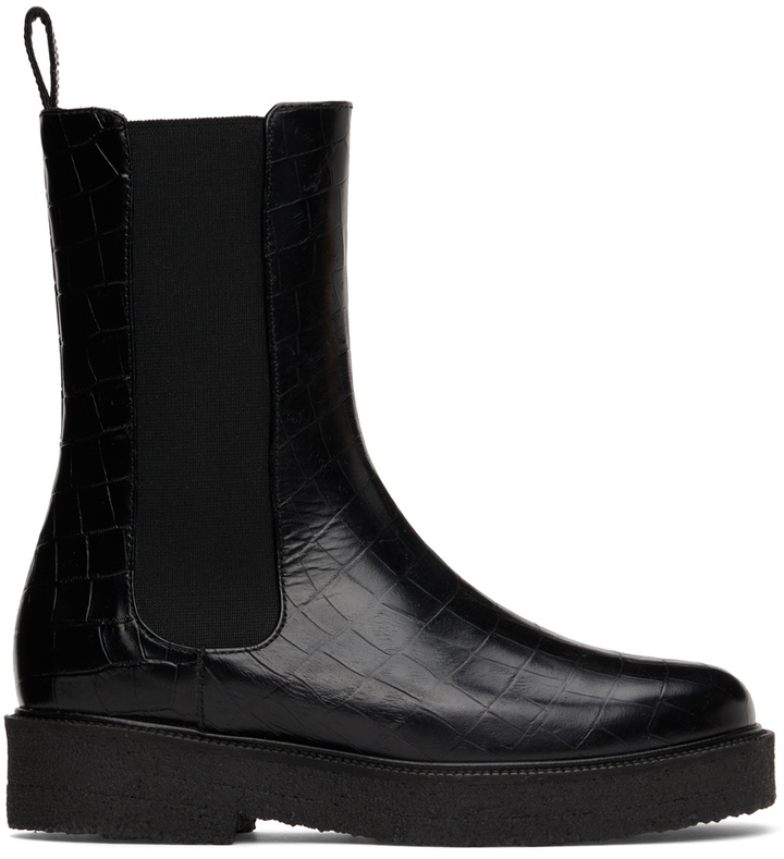 Photo: Staud Black Croc Palamino Boots