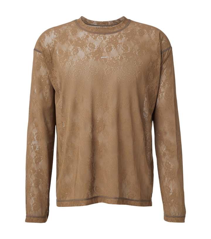 Photo: Satisfy SpaceLace lace T-shirt