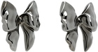 HUGO KREIT Gunmetal Bow Earrings