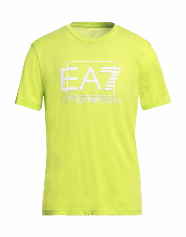 Photo: Ea7 Mens T-shirt Lime in Green