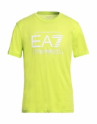 Ea7 Mens T-shirt Lime in Green