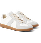 Maison Margiela - Replica Leather and Suede Sneakers - White