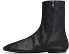 Dries Van Noten Black Ankle Boots