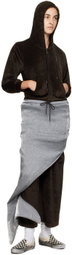 Doublet Brown Crystal-Cut Jacket