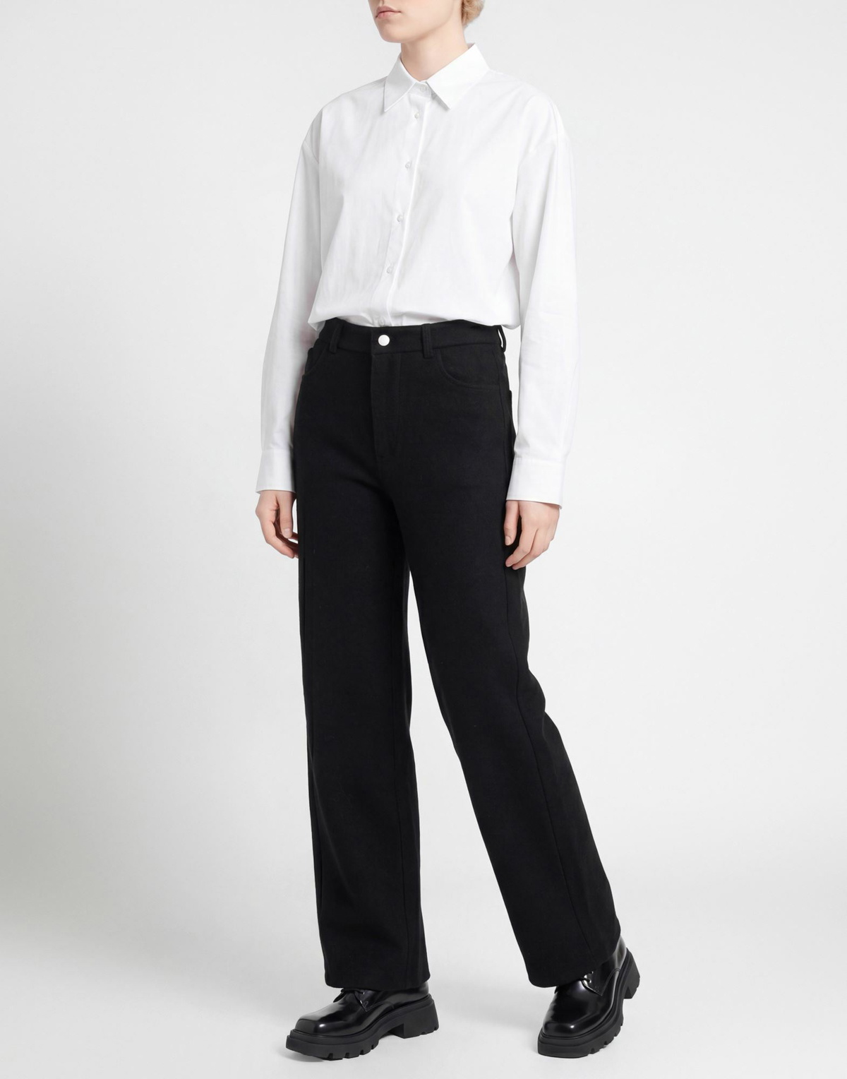 Roberto Collina Womens Pants in Black