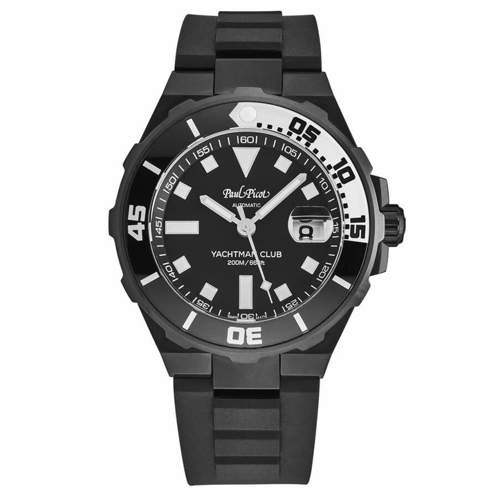 Photo: Paul Picot Yachtmanclub Automatic Black Dial Mens Watch P1251N.NBL.3614CM001