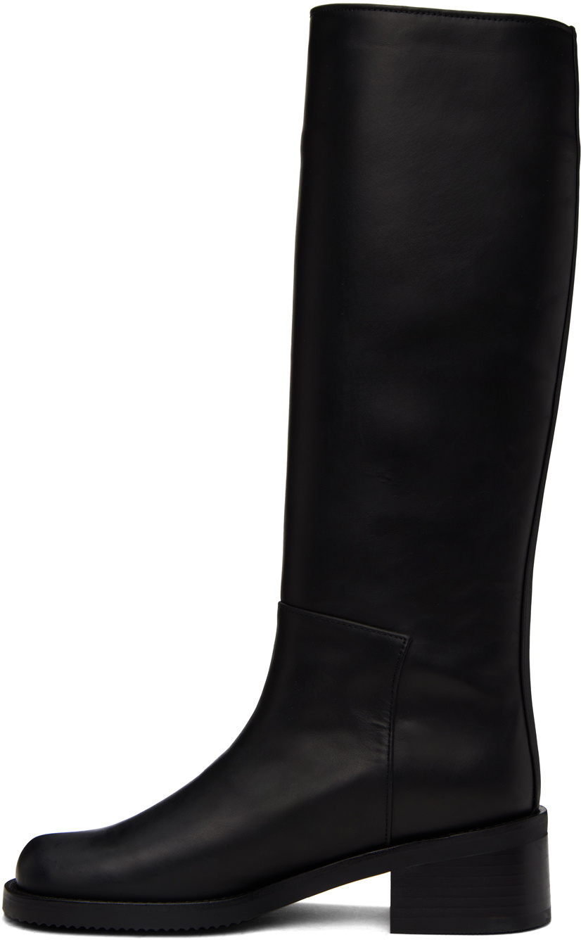 AMOMENTO Black Long Boots