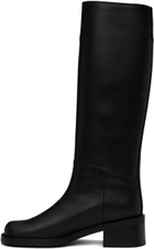 AMOMENTO Black Long Boots