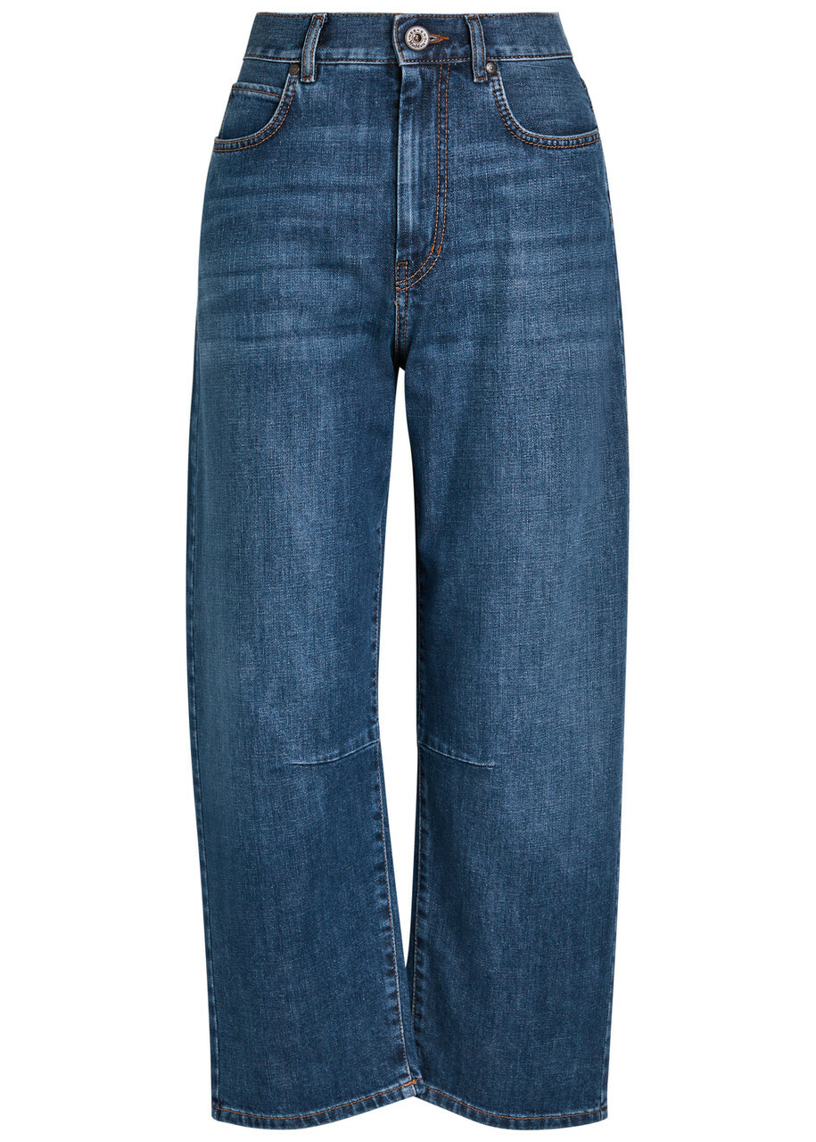 WEEKEND MAX MARA Disco Cotton Drill Wide Pants Weekend Max Mara