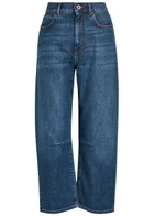 Weekend Max Mara Caprile Barrel-leg Jeans Blue