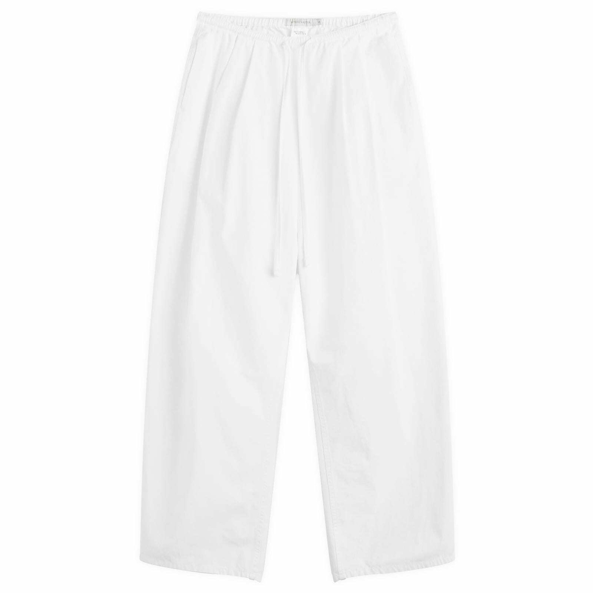 Nothing Written Women's Lazy Cotton Drawstring Pants in White